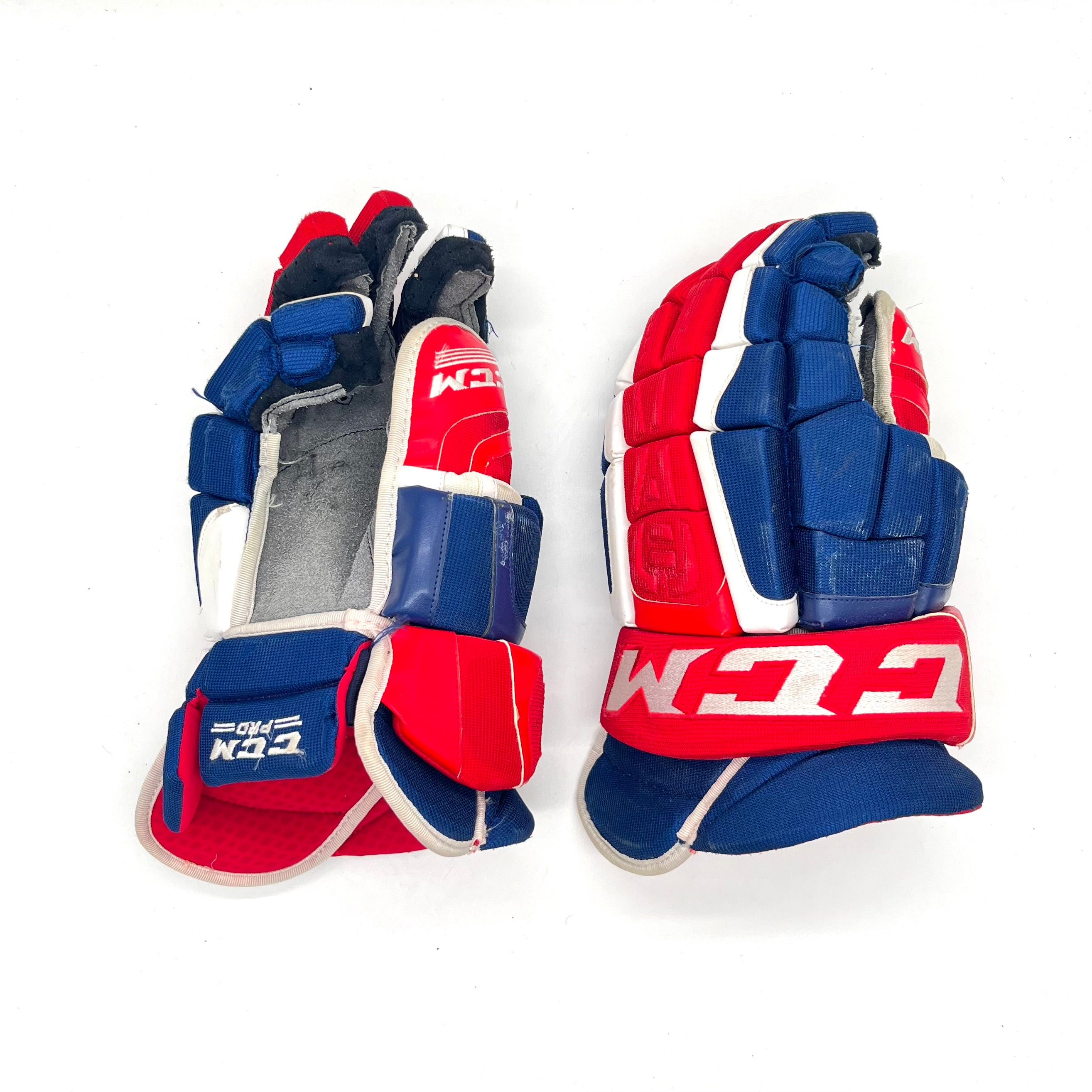 CCM HGCL - Gant d'occasion NHL Pro Stock - Canadiens de Montréal (Bleu/Rouge/Blanc)